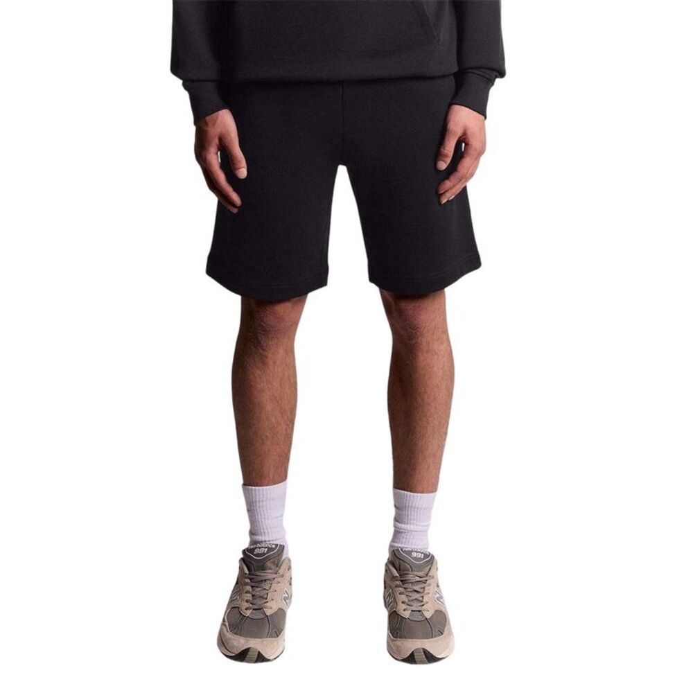 Lyle & Scott Mens Fleece Plain Sweat Shorts / Jet Black